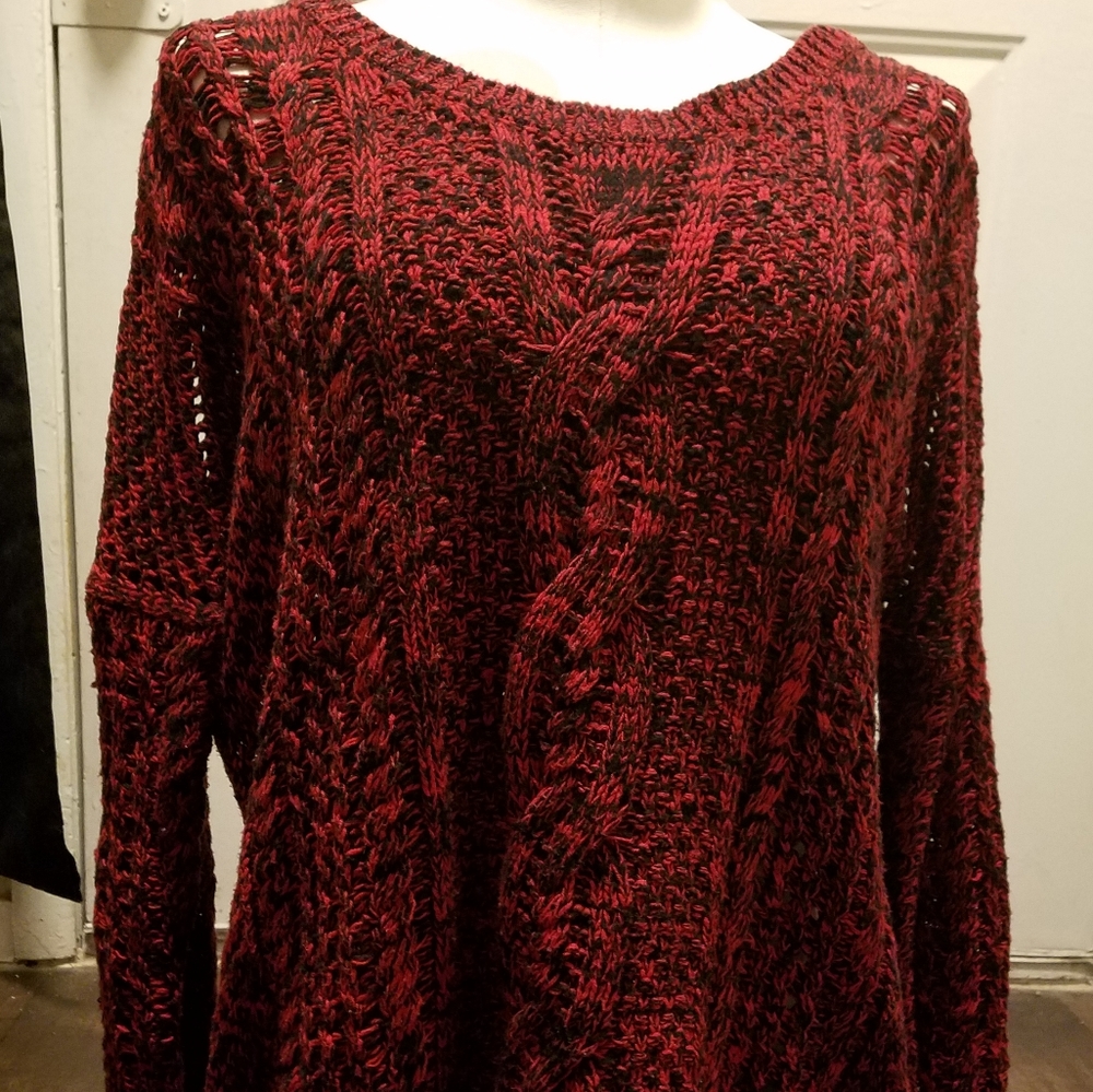 Red Knitted Sweater